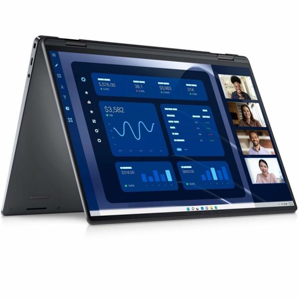 Dell Latitude 9000 9450 14" Touchscreen Convertible 2 in 1 Notebook - QHD+ - Intel Core Ultra 5 125U - Intel Evo Platform - 16 GB - 256 GB SSD - English (US) Keyboard - Magnetite - Image 6