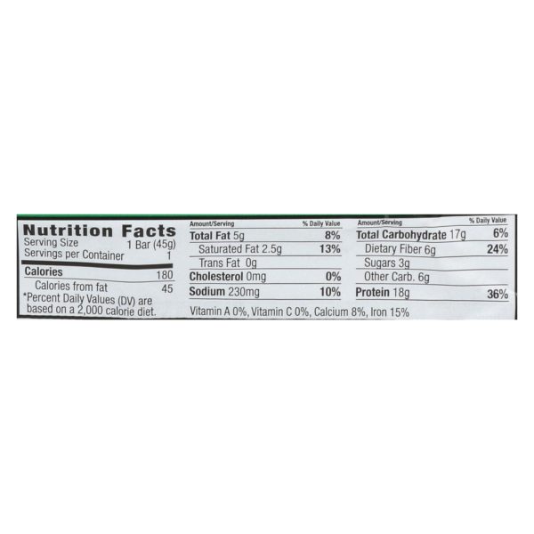 Nugo Nutrition Bar Nugo Slim Bar - Chocolate Mint - Case of 12 - 1.59 oz - Image 3
