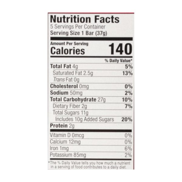 Bobo's Oat Bars - Stuffed Bites Strawberry - Case of 6 - 6.5 OZ - Image 2