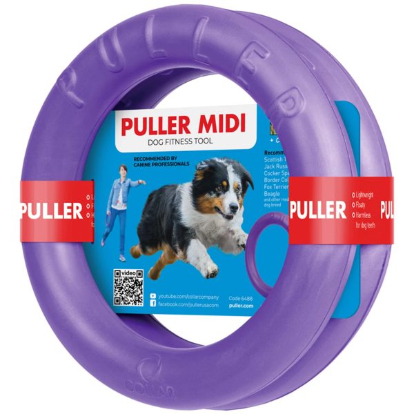 Puller Outdoor Dog Ring Toys   Dog Fetch Toy & Tug of War Dog Toy for Small Medium Large Dogs   Dog Ball & Soft Dog Frisbee Alt   Outside Dog Yard Toys   Big Dog Pull Toy   Best Dog Exercise Equipment