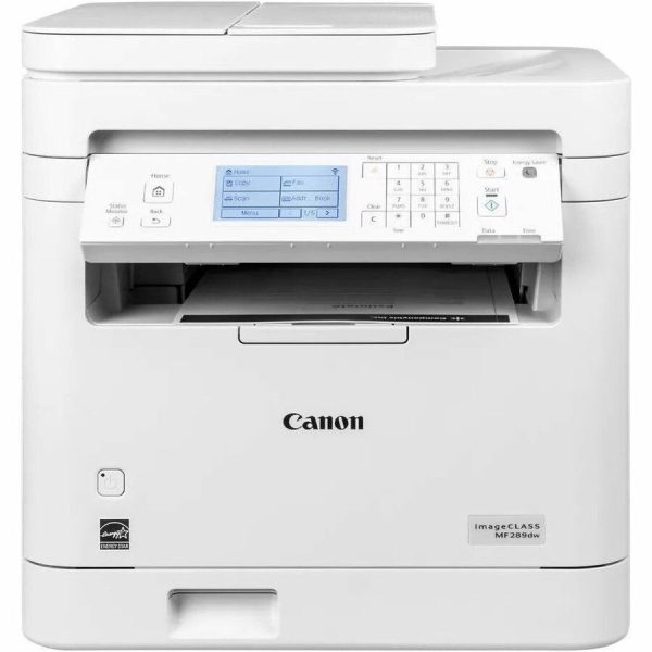 Canon imageCLASS MF289dw Wired & Wireless Laser Multifunction Printer - Monochrome - White - Image 2
