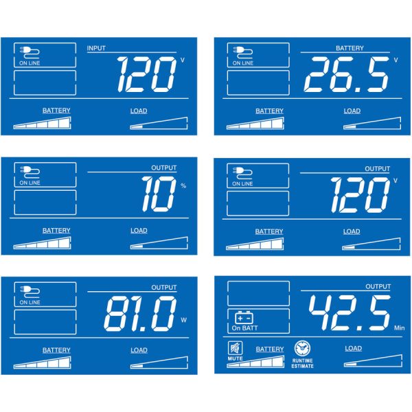 Eaton Tripp Lite Series SmartPro LCD 120V 1300VA 720W Line-Interactive UPS, AVR, Tower, LCD, USB, 8 Outlets - Image 5
