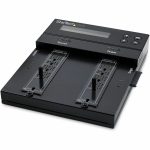 StarTech.com Standalone Dual Bay M.2 SATA/NVMe Duplicator/Eraser, HDD/SSD Cloner/Wiper, M.2 PCIe/AHCI, Hard Drive Sanitizer/Copier, TAA
