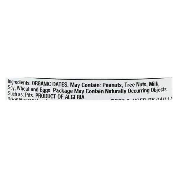 Aurora Natural Products - Organic Deglet Dates - Case of 12 - 9 oz.