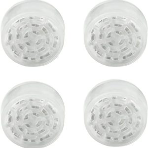 PureAction Replacement Filter Cartridge Set   Water Softener Shower Head SH388 & Luxury Filtered Shower Head SH888   Hard Water Filter   Chlorine & Flouride Filter   Helps Dry Hair Itchy Skin   4 Pack