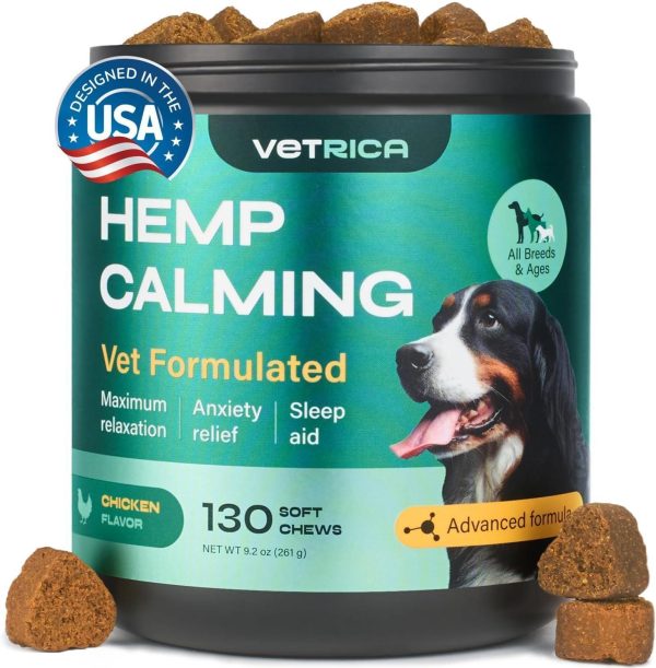 Calming Chews for Dogs   All Canine Breeds   Vet Visits   Travel
