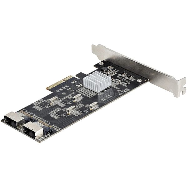 StarTech.com 8 Port SATA PCIe Card, PCI Express 6Gbps SATA Expansion Card with 4 Controllers, PCI-e x4 Gen 2 to SATA III Adapter Card - Image 2