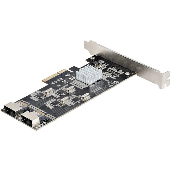 StarTech.com 8 Port SATA PCIe Card, PCI Express 6Gbps SATA Expansion Card with 4 Controllers, PCI-e x4 Gen 2 to SATA III Adapter Card - Image 5