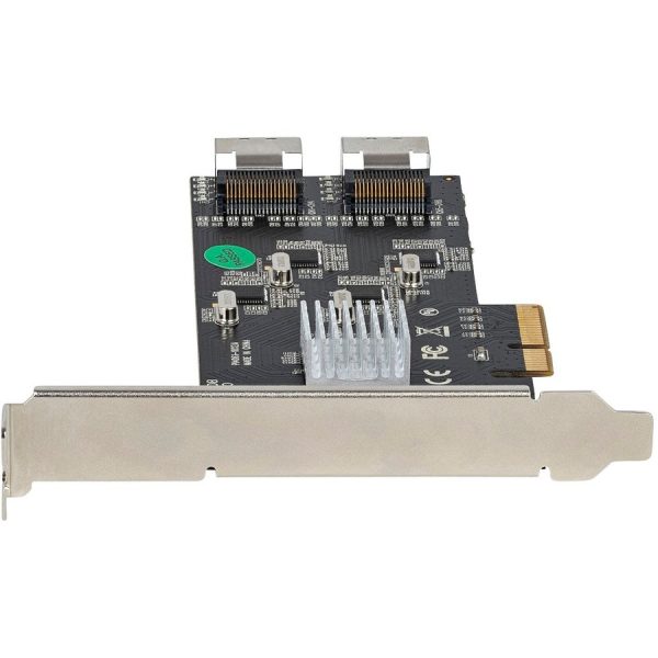 StarTech.com 8 Port SATA PCIe Card, PCI Express 6Gbps SATA Expansion Card with 4 Controllers, PCI-e x4 Gen 2 to SATA III Adapter Card - Image 6