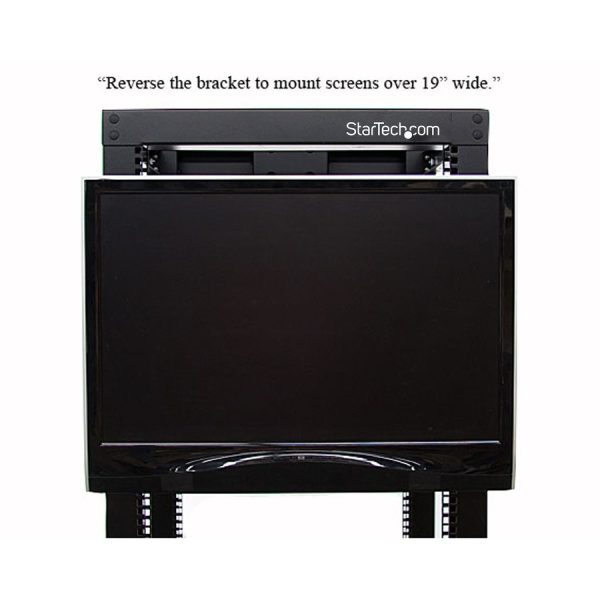 StarTech.com Universal VESA LCD Monitor Mounting Bracket for 19in Rack or Cabinet - Image 2