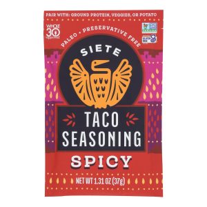 Siete - Seasoning Spicy Taco - Case of 12-1.31 OZ