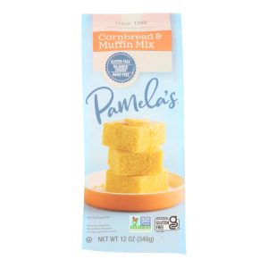 Pamela's Products - Cornbread and Muffin - Mix - Case of 6 - 12 oz.