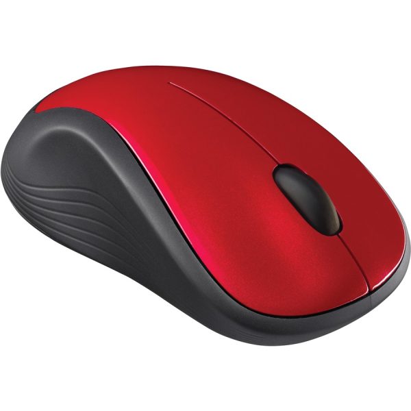 Logitech M310 Wireless Mouse, 2.4 GHz with USB Nano Receiver, 1000 DPI Optical Tracking, 18 Month Battery, Ambidextrous, Compatible with PC, Mac, Laptop, Chromebook (FLAME RED GLOSS) - Image 2