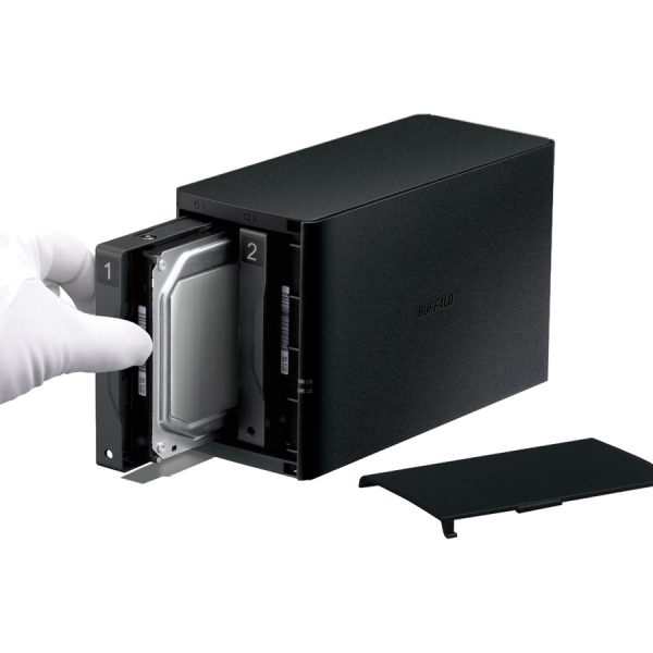 BUFFALO LinkStation SoHo 220 Home-Office NAS Storage 8TB Personal Cloud Hard Drives Included - Image 2