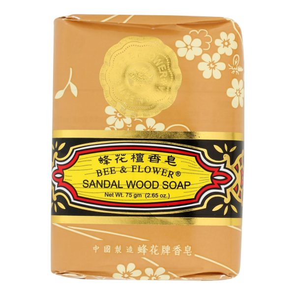 Bee and Flower Soap Sandalwood - 2.65 oz - Case of 12 - Image 2