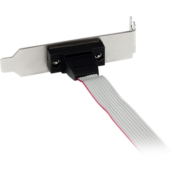 StarTech.com 1 Port 16in DB9 Serial Port Bracket to 10 Pin Header - Low Profile - Image 3