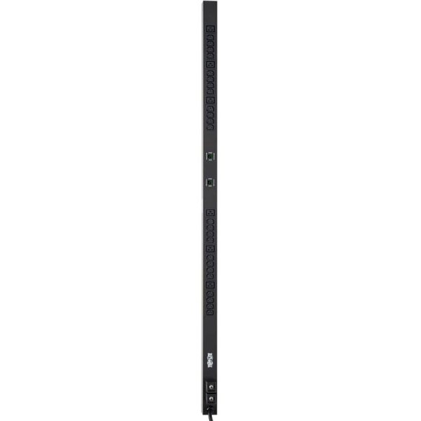 Eaton Tripp Lite Series 5.5kW Single-Phase Local Metered PDU, 208/230V Outlets (6-C19 & 24-C13), L6-30P, 10 ft. (3.05 m) Cord, 0U Vertical