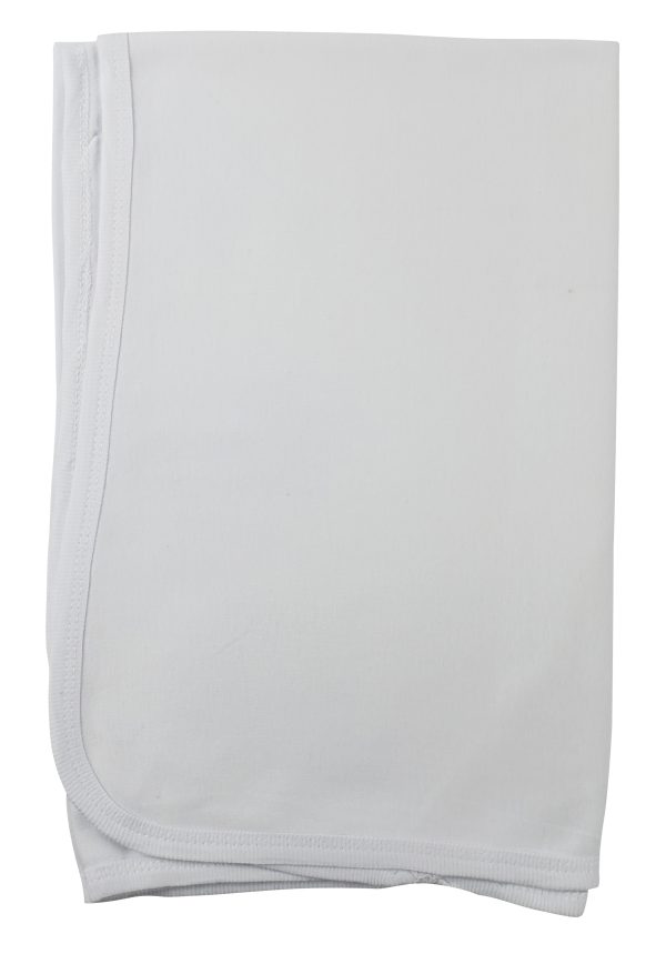 White Receiving Blanket 3200w