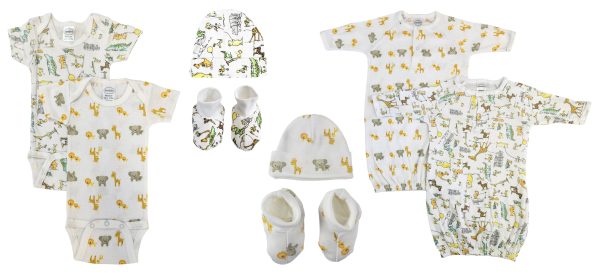 Unisex Newborn Baby 8 Pc  Sets Nc_0579