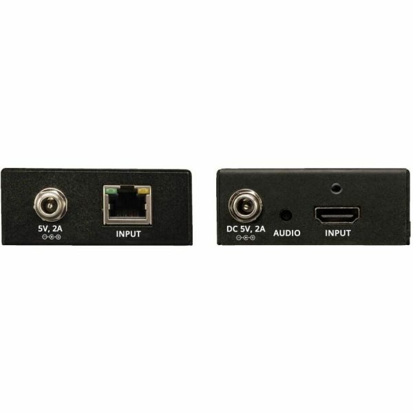 Eaton Tripp Lite Series 1 x 2 HDMI over Cat5/6 Extender Kit, Box-Style Transmitter/Receiver for Video/Audio, Up to 150 ft. (45 m), TAA - Image 2