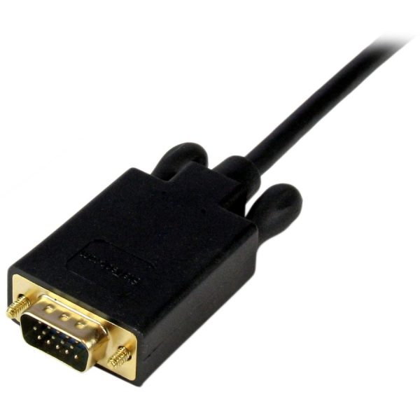 StarTech.com 10 ft Mini DisplayPort™ to VGA Adapter Converter Cable - mDP to VGA 1920x1200 - Black - Image 4