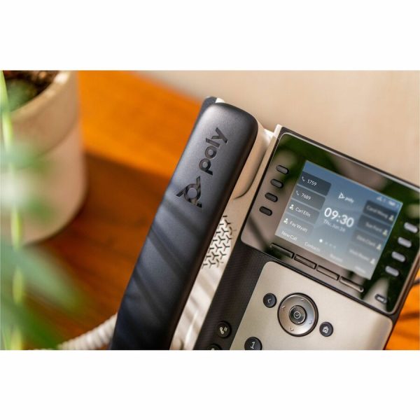Poly Edge E320 IP Phone - Corded - Corded/Cordless - Bluetooth - Desktop, Wall Mountable - Image 7