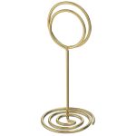 10 Pack Table Number Holders for Wedding   Gold Place Card Holder   Table Sign Holders   Picture   Photo Holders for Tables   Mini Table Number Stands Gold   Small Gold Table Number Holders Clip Stand