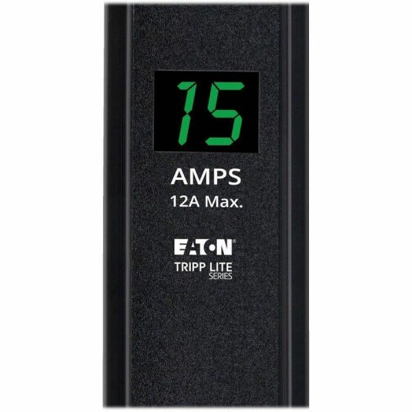 Eaton Tripp Lite Series 1.4kW Single-Phase Local Metered PDU, 120V Outlets (16 5-15R), 5-15P, 15 ft. (4.57 m) Cord, 0U Vertical, 48 in. - Image 2