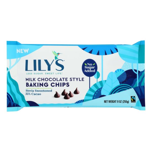 Lily's Sweets - Baking Chips Milk Choclat - Case of 12 - 9 OZ - Image 2