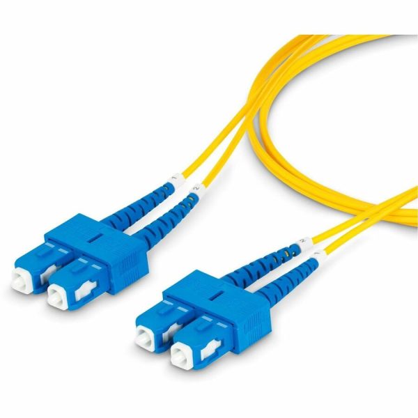 StarTech.com 3m (9.8ft) SC to SC (UPC) OS2 Single Mode Duplex Fiber Optic Cable, 9/125, 40G/100G, Low Insertion Loss, LSZH Jumper Cord - Image 5