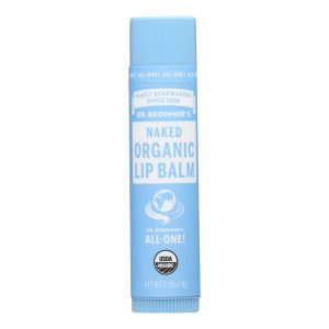 Dr. Bronner's - Lip Balm Naked - Case of 12-.15 OZ