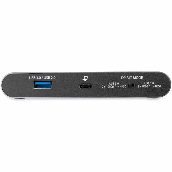 StarTech.com USB C Dock - 4K Dual Monitor HDMI USB-C Docking Station - 100W Power Delivery Passthrough, GbE, 2x USB-A - Multiport Adapter - Image 5