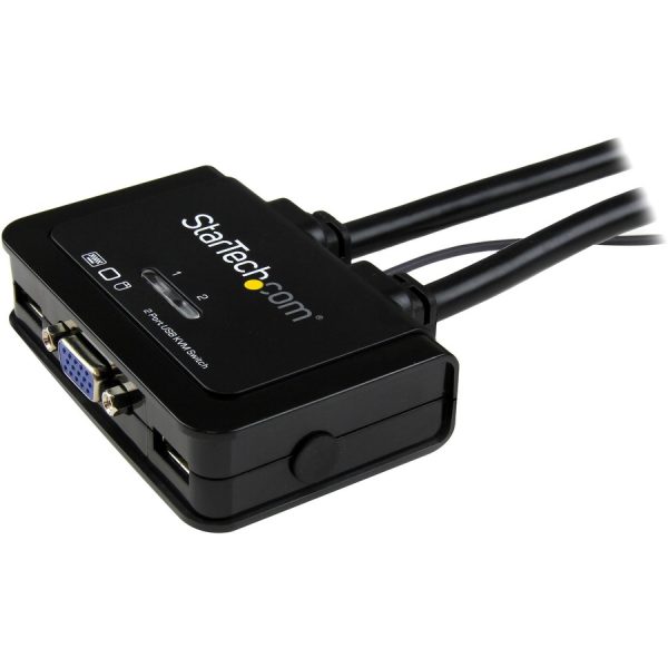 StarTech.com 2 Port USB VGA Cable KVM Switch - USB Powered with Remote Switch - Image 4