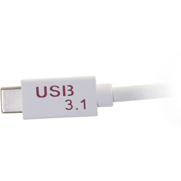 C2G USB C to DisplayPort Adapter Converter 4K 30Hz - White TAA - Image 4