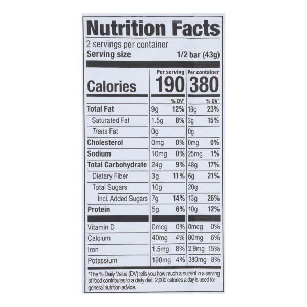 Probar Organic Superfood Slam Bar - Case of 12 - 3 oz - Image 3