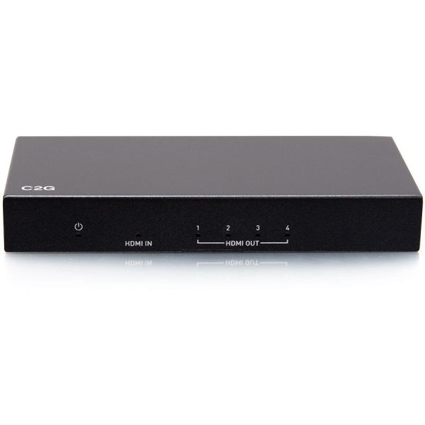 C2G 4-Port HDMI Distribution Amplifier Splitter - 4K 60Hz - Image 3