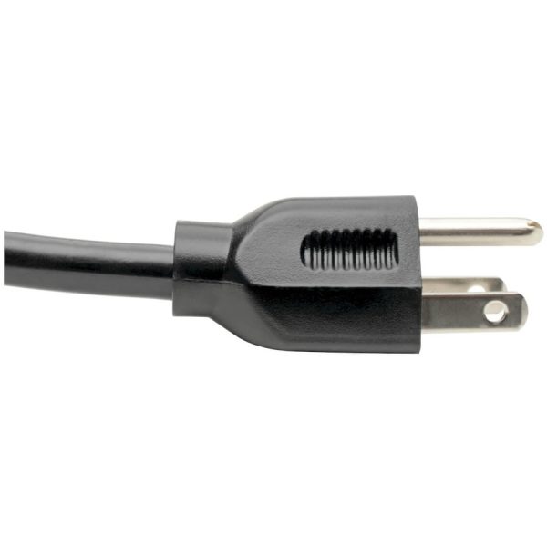 Eaton Tripp Lite Series Power Cord, NEMA 5-15P to C15 - Heavy-Duty, 15A, 125V, 14 AWG, 4 ft. (1.22 m), Black - Image 3