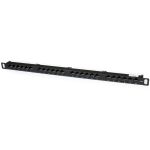 StarTech.com 24 Port 0.5U Cat5e Patch Panel - RJ45 Ethernet Rackmount Cat 5e 110 Patch Panel