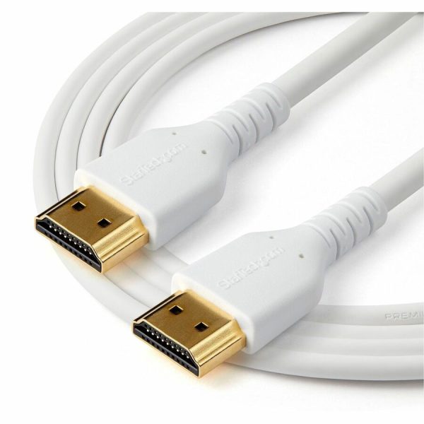 StarTech.com 2m Premium Certified HDMI 2.0 Cable with Ethernet - 6ft High Speed UHD 4K 60Hz HDR Durable Rugged Ultra HD HDMI Monitor Cord - Image 3