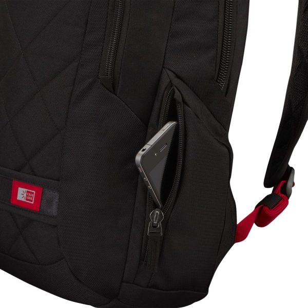 Case Logic DLBP-114 Carrying Case (Backpack) for 13" to 15" Apple Cell Phone, iPod, Accessories, Notebook, MacBook - Black - Image 3