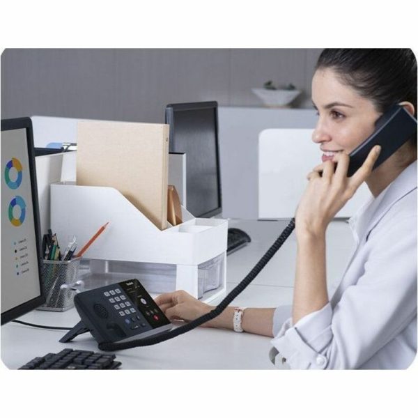 Yealink IP Phone - Corded - Bluetooth, Wi-Fi - Wall Mountable, Desktop - Classic Gray - Image 2