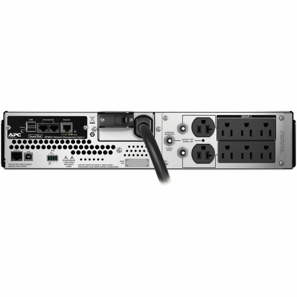 APC Smart-UPS, Line Interactive, 3kVA, Rackmount 2U, 120V, 6x NEMA 5-15R+2x NEMA 5-20R outlets, Network Card, AVR, LCD - Image 5