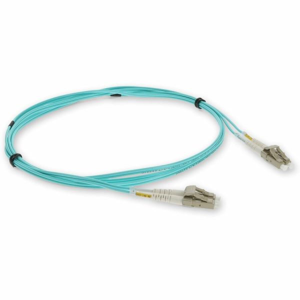 AddOn 1m LC (Male) to LC (Male) Aqua OM3 Duplex Fiber OFNR (Riser-Rated) Patch Cable - Image 7