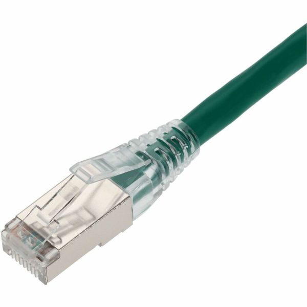 AddOn 40ft Green CAT 6 Shielded PVC Ethernet Cable Snagless Bubble Boot RJ-45 M/M - Image 2