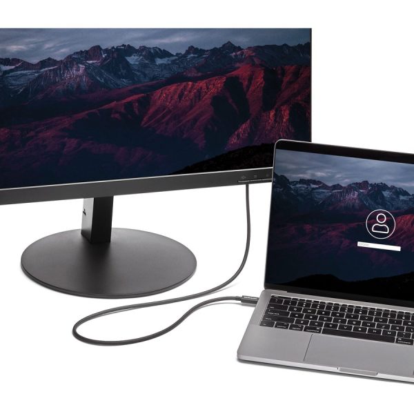 StarTech.com 1m (3.3ft) Thunderbolt 3 Cable, 20Gbps, 100W PD, 4K Video, Thunderbolt-Certified, Compatible w/ TB4/USB 3.2/DisplayPort - Image 3