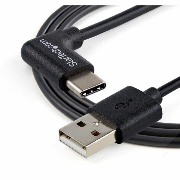 StarTech.com 1m 3ft USB to USB C Cable - Right Angle USB Cable - M/M - USB 2.0 Cable - USB Type C - USB A to USB C Cable - Image 5