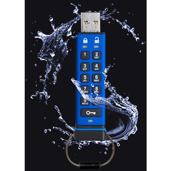 iStorage datAshur PRO 64 GB | Secure Flash Drive | FIPS 140-2 Level 3 Certified | Password protected | Dust/Water Resistant | IS-FL-DA3-256-64 - Image 3