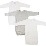 Newborn Baby 3 Pc Gown Set Ls_0686