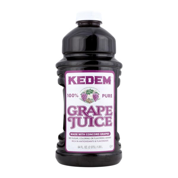 Kedem Grape Juice - Case of 8 - 64 Fl oz.