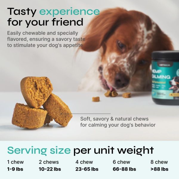 Calming Chews for Dogs Anxiety Relief   Hemp Calming Chews for Dogs with Valerian Root Hemp Seed Oil Turmeric L Theanine   Soft Treats for Storms Fireworks Separation Vet Visits Grooming - Image 3